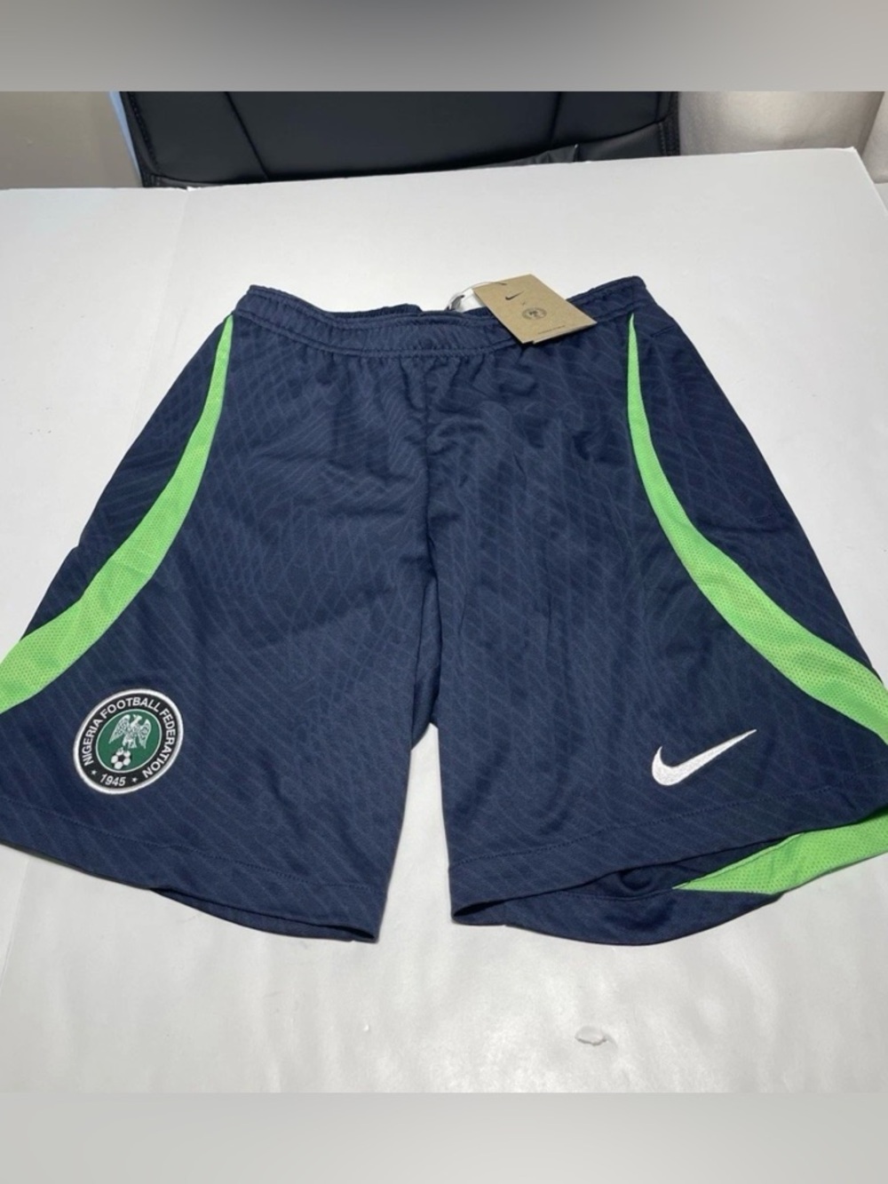 Nike Nigeria Men Performance Training Soccer Football Shorts Sz Small NWT $52